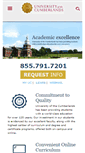 Mobile Screenshot of gradweb.ucumberlands.edu