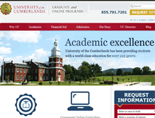 Tablet Screenshot of gradweb.ucumberlands.edu